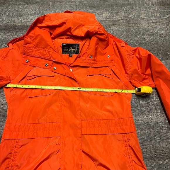 Sam Edelman Orange Utility Jacket with Hood - Picture 8 of 12